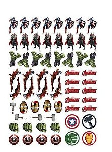 MINI PERSONAGENS AVENGERS 62UN