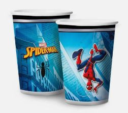 COPO PAPEL 180ML HOMEM-ARANHA 12UN