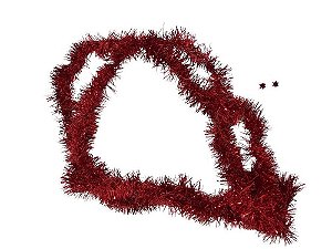 FESTAO METALIZADO C/4 FITAS VERMELHO 2mX5cm (FLORARTE) Vol. 3