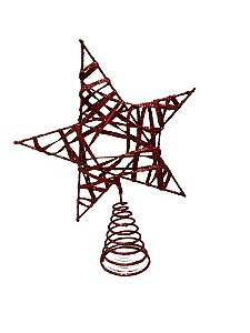PONTEIRA ESTRELA ARAMADO 14X19CM
