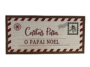 CAIXA DE CORREIO DECORATIVA NATAL (VERMELHO MARROM) 14,6X30cm (FLORARTE) Vol. 21