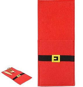 NATAL PORTA TALHER NOEL (VERMELHO) 20X14cm (FLORARTE)