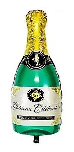 BALAO GARRAFA DE CHAMPAGNE VERDE PEQ