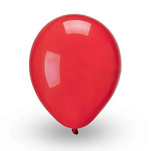 BALAO LISO RED. 16 VERMELHO  12 UN