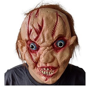 MASCARA  LATEX CHUCK BONECO ASSASSINO