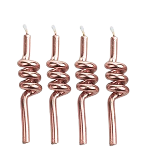 VELA TUBO  (DOURADO E ROSE GOLD)