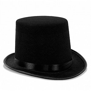 CHAPÉU CARTOLA PRETA 20CM