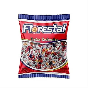 BALA FLORESTAL FRUTAS RECHEADAS 500g
