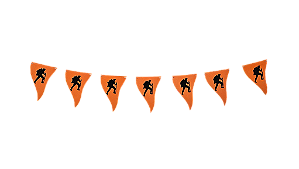 Varal Legendário Bandeira Montanhista – EVA (Cores: Laranja e Preto)