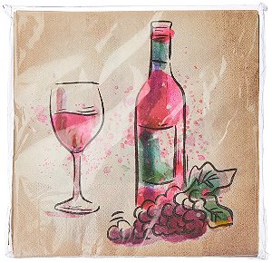 Guardanapo de Papel Vinho – 33 x 33 cm – 20 folhas