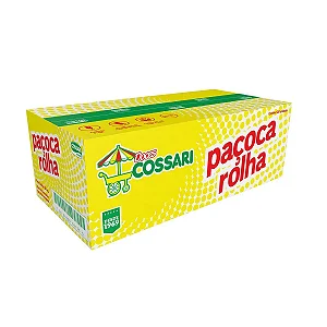 Paçoca Rolha Cossari – Caixa com 100 Unidades