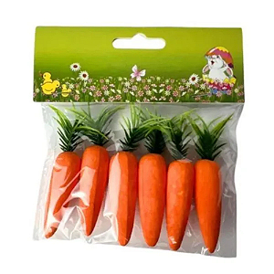 KIT ENFEITE PLASTICO MINI CENOURAS