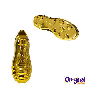 CHUTEIRA DECORATIVA DOURADO METALIZADO