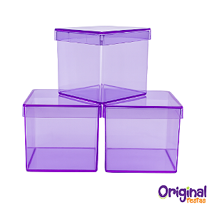 CAIXA ACRILICA 5X5 ROXO