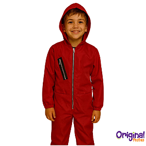 FANTASIA MACACÃO VERMELHO INFANTIL