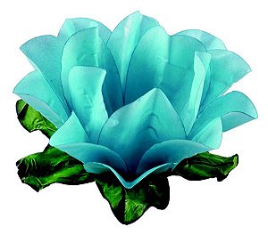 Forminha Flor Maracujá Azul Piscina
