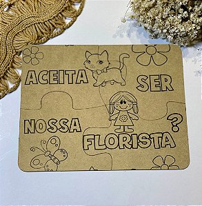 Convite para Pajem, Daminha e Florista - Decoraí - Mari Festa