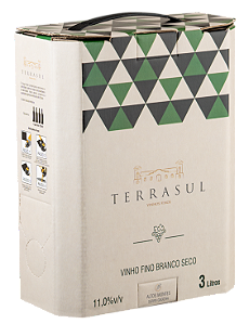 Terrasul Bag-in-box Vinho Fino Branco Seco 3 Litros