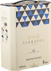 Terrasul Bag-in-box Vinho Fino Tinto Seco 3 Litros