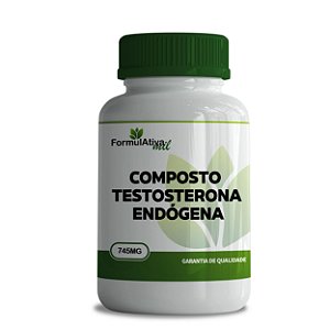 Composto Testosterona Endógena (120 Cápsulas) - Fórmulativa Mil