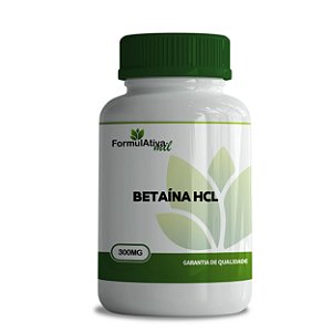 Betaína Hcl 300mg (90 Cápsulas) - Fórmulativa Mil
