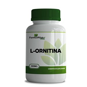 L-Ornitina 300mg 30 Cápsulas - Fórmulativa Mil