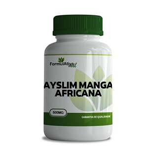 Ayslim Manga Africana 500Mg 60 Cápsulas - Fórmulativa Mil