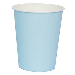 Copo de papel  270 ml (8 und) - Azul Sereno