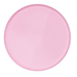 Rosa Boneca - Prato de Papel 18cm (8 und)