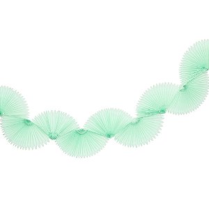 Verde Menta - Guirlanda Leque