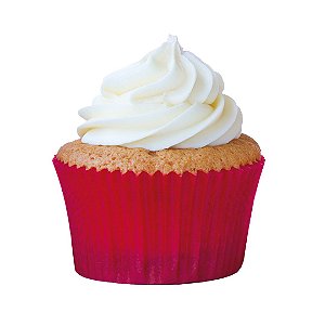 Vermelho - Forminha Cupcake (45 und)