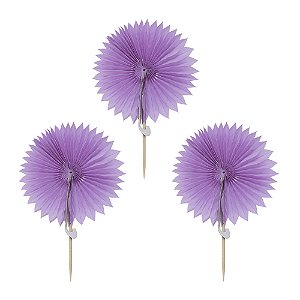 Lilas - Mini Leque Topper