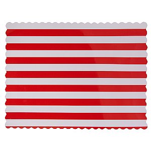 Listra Vermelho - Jogo Americano (5 und)