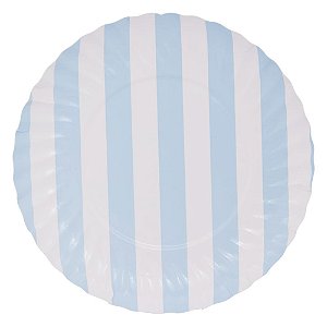 Listra Azul Ceu - Prato de Papel G 18cm (5 und)