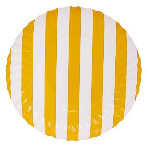 Listra Amarelo Queimado - Prato de Papel G 18cm (5 und)