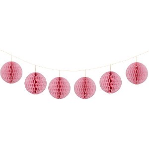 Rosa Tutti Frutti - Guirlanda Mini Globo