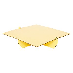 Amarelo Manteiga - Bandeja Quadrada