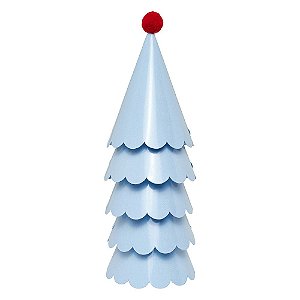 Azul Céu e Vermelho  - Chapeuzinho Pompom (5 und)