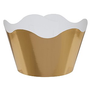 Dourado - Saia Cupcake G (10 und)