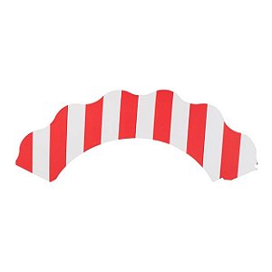 Listra Vermelho - Saia Cupcake G (10 und)