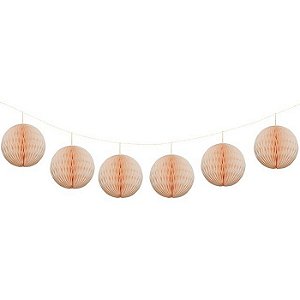 Nude Claro - Guirlanda Mini Globo
