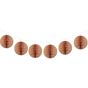 Caramelo - Guirlanda Mini Globo