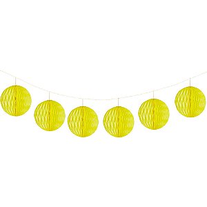 Amarelo Canario - Guirlanda Mini Globo