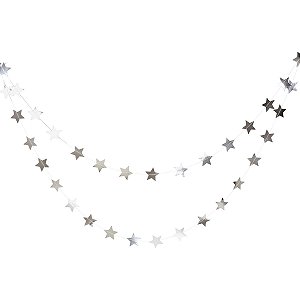 Prata - Guirlanda Estrela