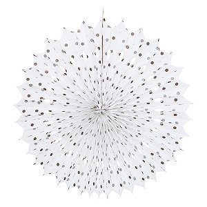 POÁ PRETO E BRANCO - LEQUE