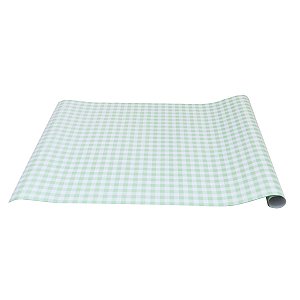 Xadrez Verde Chá - Papel Estampado