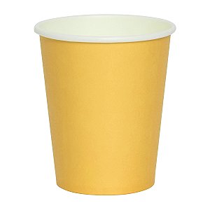 Amarelo Quindim - Copo de papel  270 ml (10 un)
