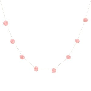 Rosa Blush - Guirlanda Pompom