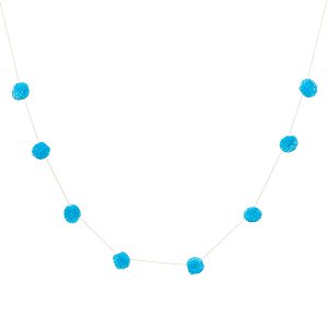 Azul Sereno - Guirlanda Pompom