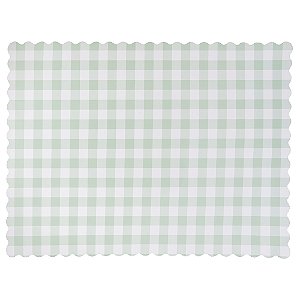 Xadrez Verde Chá - Jogo Americano (5 und)